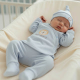 10-Piece Organic Cotton Newborn Coming Home Set - Blue