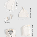10-Piece Organic Cotton Twig Newborn Coming Home Set - Cream