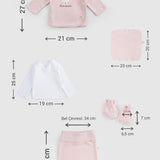 10-Piece Organic Cotton Newborn Coming Home Set - Pink
