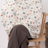 Organic Cotton Nursing and Stroller Cover with Bag Animal Print
