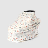 Organic Cotton Nursing and Stroller Cover with Bag Animal Print