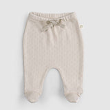 4-piece Organic Cotton Pointel Beige Newborn Set