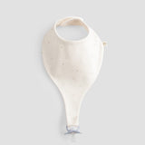 2-Pack Organic Cotton Waterproof Baby Bib Set - Ecru
