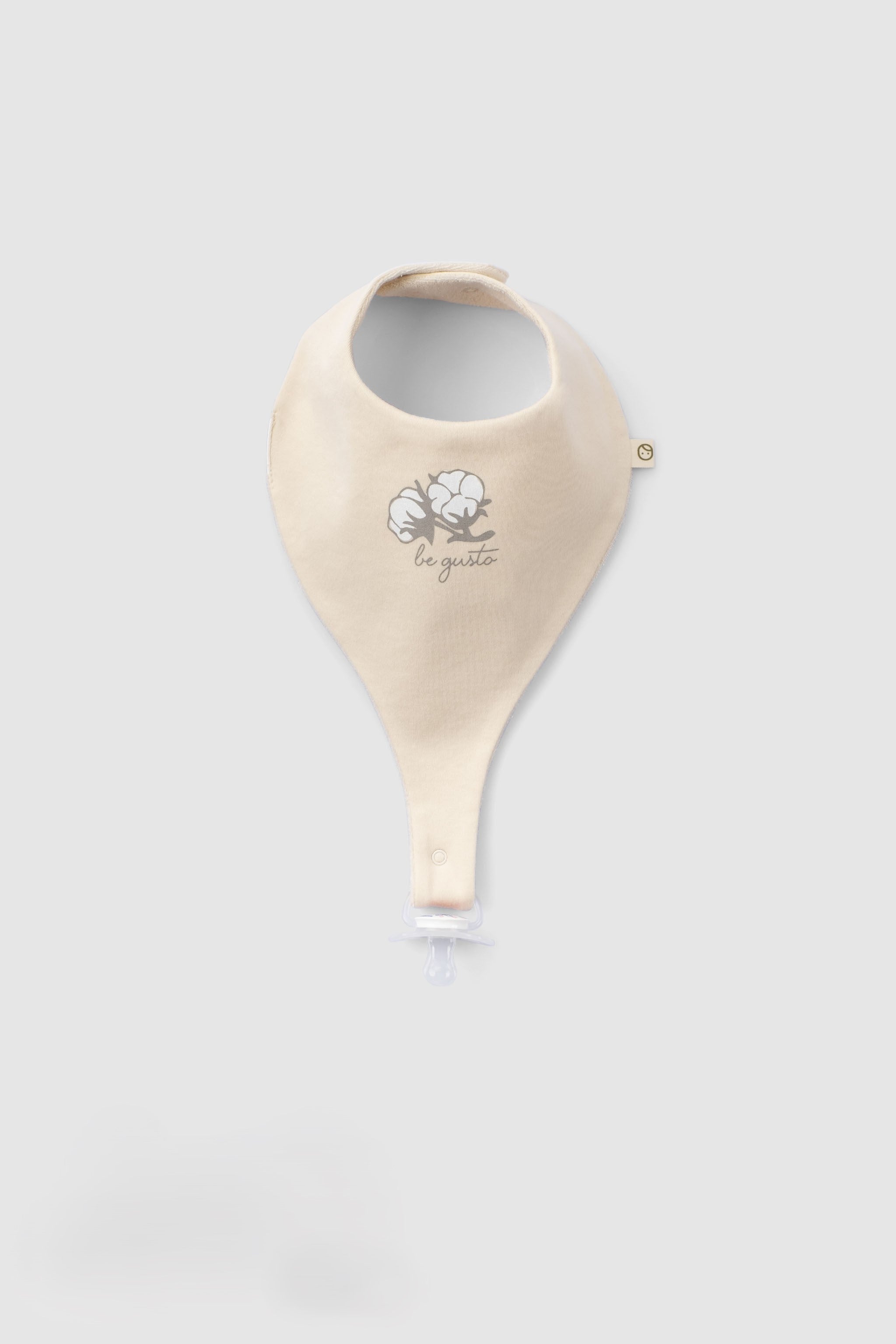 Organic Baby Bandana Bibs with Pacifier Clip - 3 Pack (Cotton Pattern) - Little Gusto