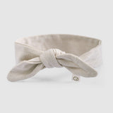Organic Cotton Pointel Baby Beige Headband