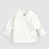 4-piece Organic Cotton Pointel Ecru Newborn Set