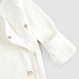 4-piece Organic Cotton Pointel Ecru Newborn Set