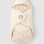 Organic Baby Swaddle Blanket - Breathable Cotton Sleep Wrap (Cotton Pattern) - Little Gusto