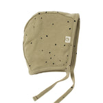 Organic Baby Beanie Hats with Earflaps - 2 Pack (Beige + White) - Little Gusto