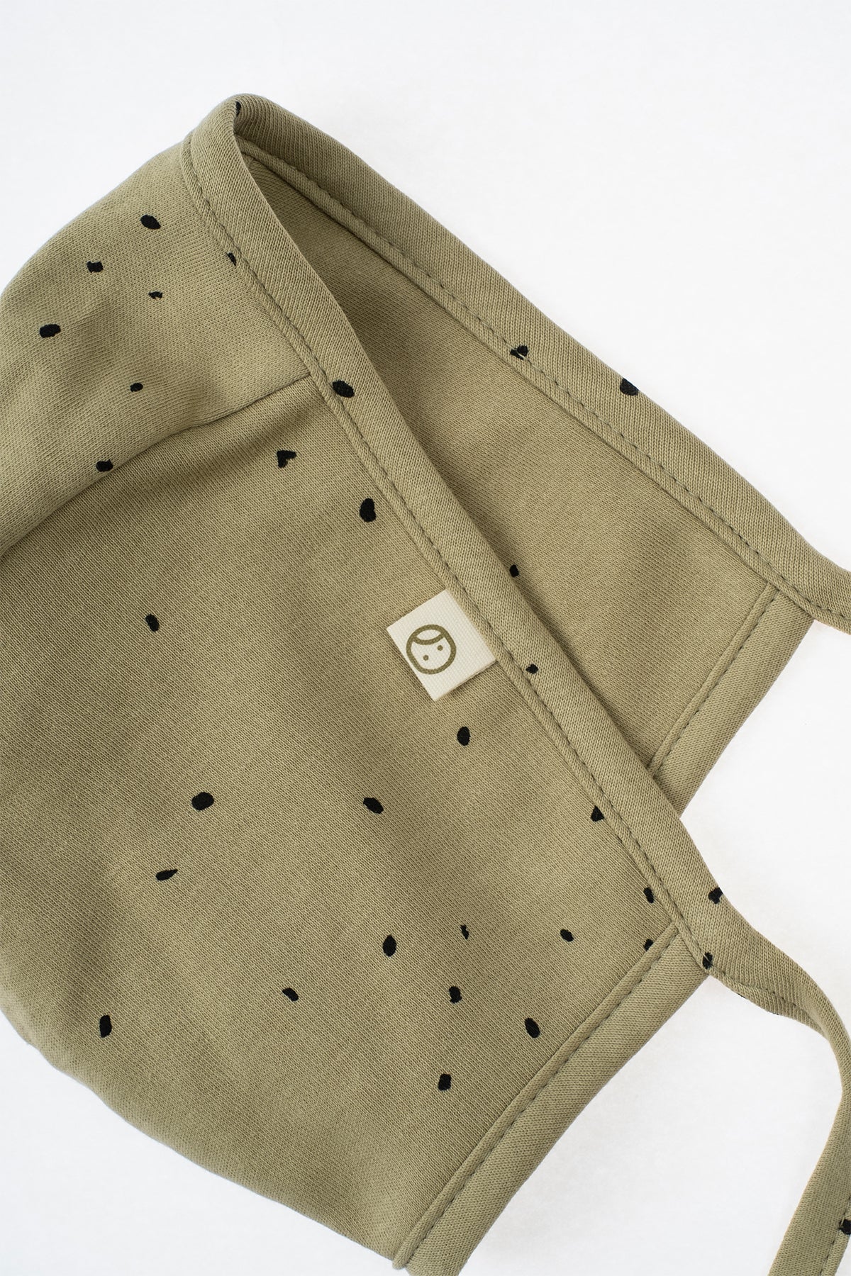 Organic Baby Beanie Hats with Earflaps - 2 Pack (Beige + White) - Little Gusto