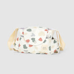 Organic Cotton Baby Stroller Organiser - Waterproof Pram Bag with Animal Print - Little Gusto