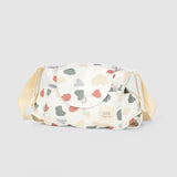 Organic Cotton Baby Stroller Organiser - Waterproof Pram Bag with Animal Print - Little Gusto