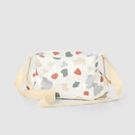 Organic Cotton Baby Stroller Organiser - Waterproof Pram Bag with Animal Print - Little Gusto