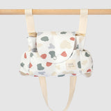 Organic Cotton Baby Stroller Organiser - Waterproof Pram Bag with Animal Print - Little Gusto