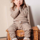 2-Pack Organic Cotton Baby Tracksuit Bottoms - Playtime