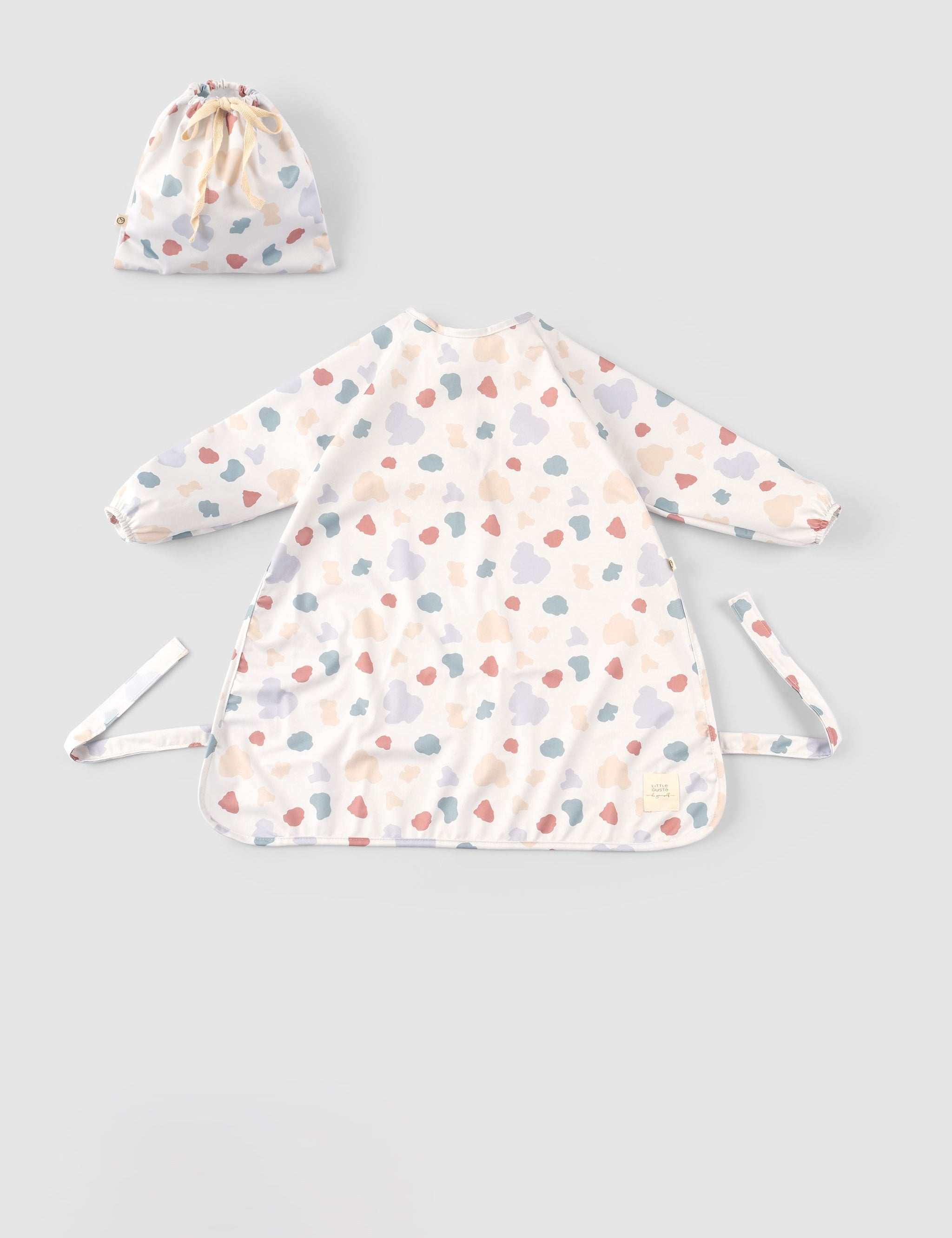 Waterproof Long Sleeve BLW Bib - Adjustable Fit (Animal Pattern) - Little Gusto