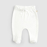 4-piece Organic Cotton Pointel Ecru Newborn Set