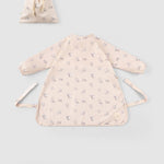 Waterproof Long Sleeve BLW Bib with Adjustable Fit (Cotton Pattern) - Little Gusto