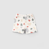 Organic Cotton Baby Shorts Set Animal Print