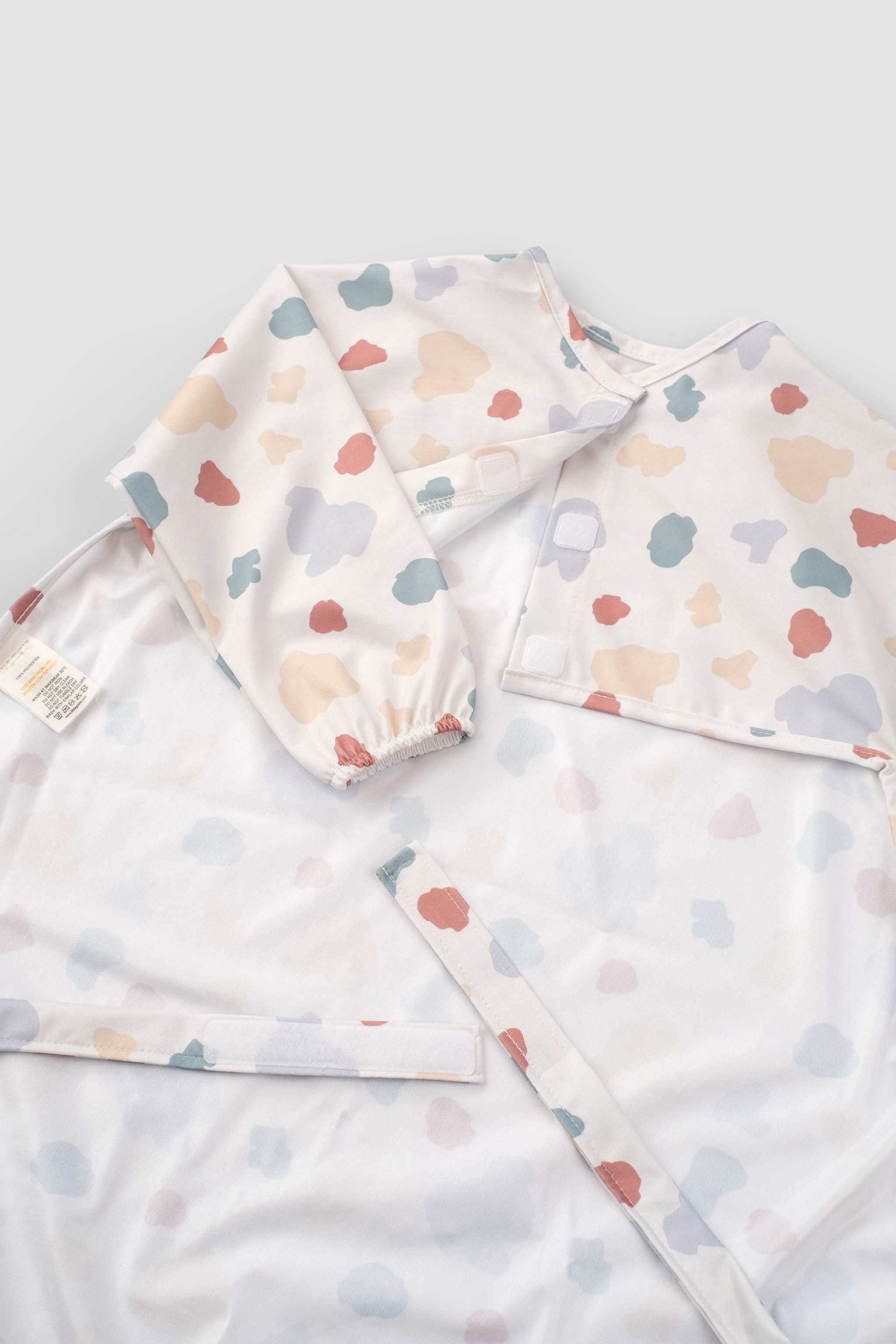 Waterproof Long Sleeve BLW Bib - Adjustable Fit (Animal Pattern) - Little Gusto
