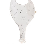 Organic Baby Bandana Bibs with Pacifier Clip - 2 Pack (Dots Pattern) - Little Gusto