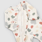 Organic Baby Sleepsuit - Long Sleeve Footed 2-Pack (Animal Pattern) - Little Gusto