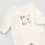 Organic Baby Sleepsuit - Long Sleeve Footed 2-Pack (Animal Pattern) - Little Gusto