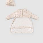 Waterproof Long Sleeve BLW Bib with Adjustable Fit (Cotton Pattern) - Little Gusto