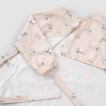 Waterproof Long Sleeve BLW Bib with Adjustable Fit (Cotton Pattern) - Little Gusto