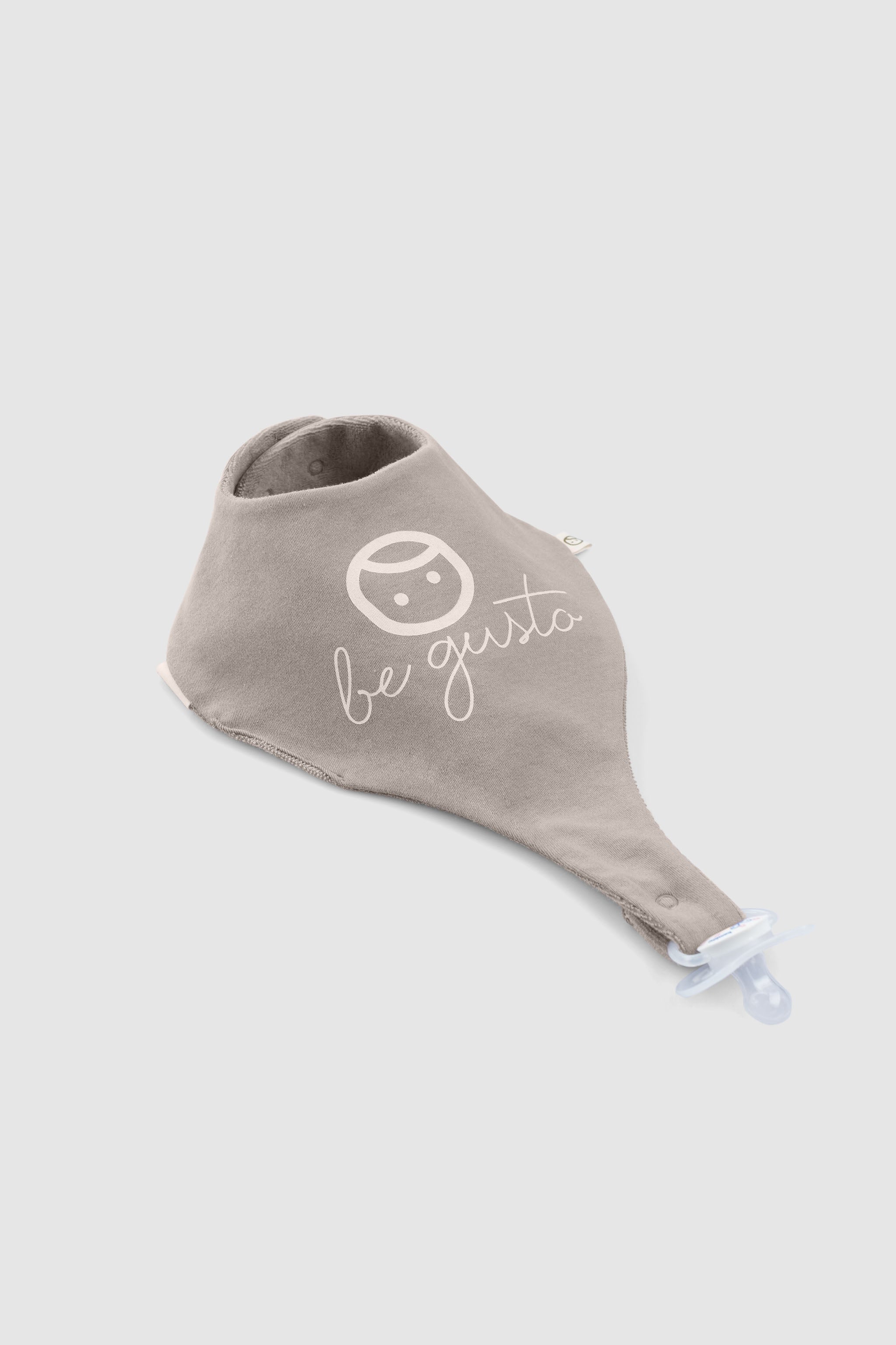 Organic Baby Bandana Bibs with Pacifier Clip - 3 Pack (Cotton Pattern) - Little Gusto