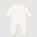 Organic Baby Sleepsuits - Long Sleeve Footed 2-Pack (Green) - Little Gusto