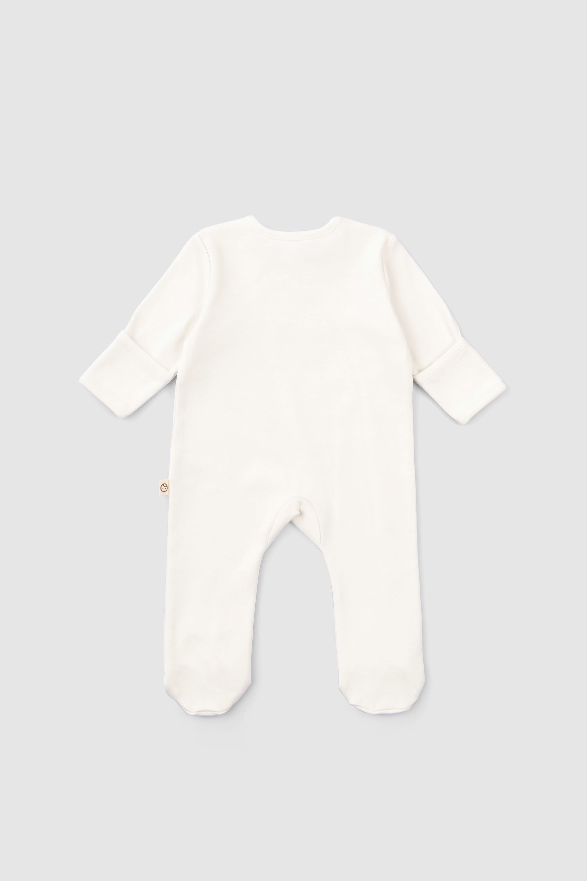 Organic Baby Sleepsuits - Long Sleeve Footed 2-Pack (Green) - Little Gusto
