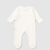 Organic Baby Sleepsuit - Long Sleeve Footed 2-Pack (Animal Pattern) - Little Gusto