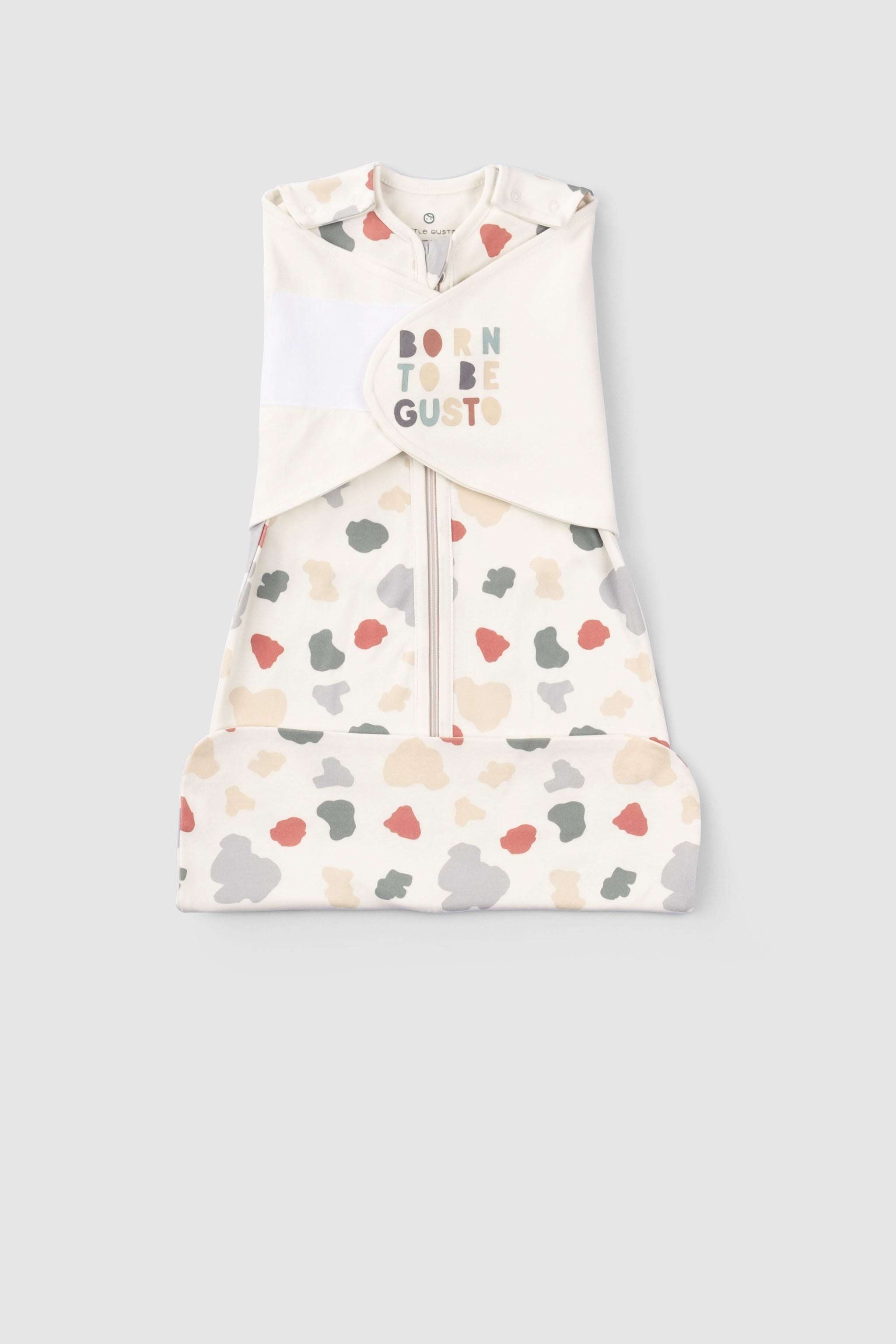 Organic Baby Sleeping Bag - Adjustable 0.5 TOG - Little Gusto