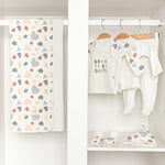 Organic Newborn Coming Home Outfit - 6-Piece Set with Blanket - Little Gusto
