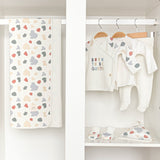 Organic Newborn Coming Home Outfit - 6-Piece Set with Blanket - Little Gusto