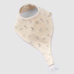 Organic Baby Bandana Bibs with Pacifier Clip - 3 Pack (Cotton Pattern) - Little Gusto