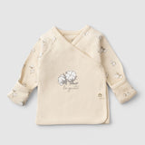 Organic Newborn Coming Home Set with Blanket - 6-Piece (Cotton Pattern) - Little Gusto