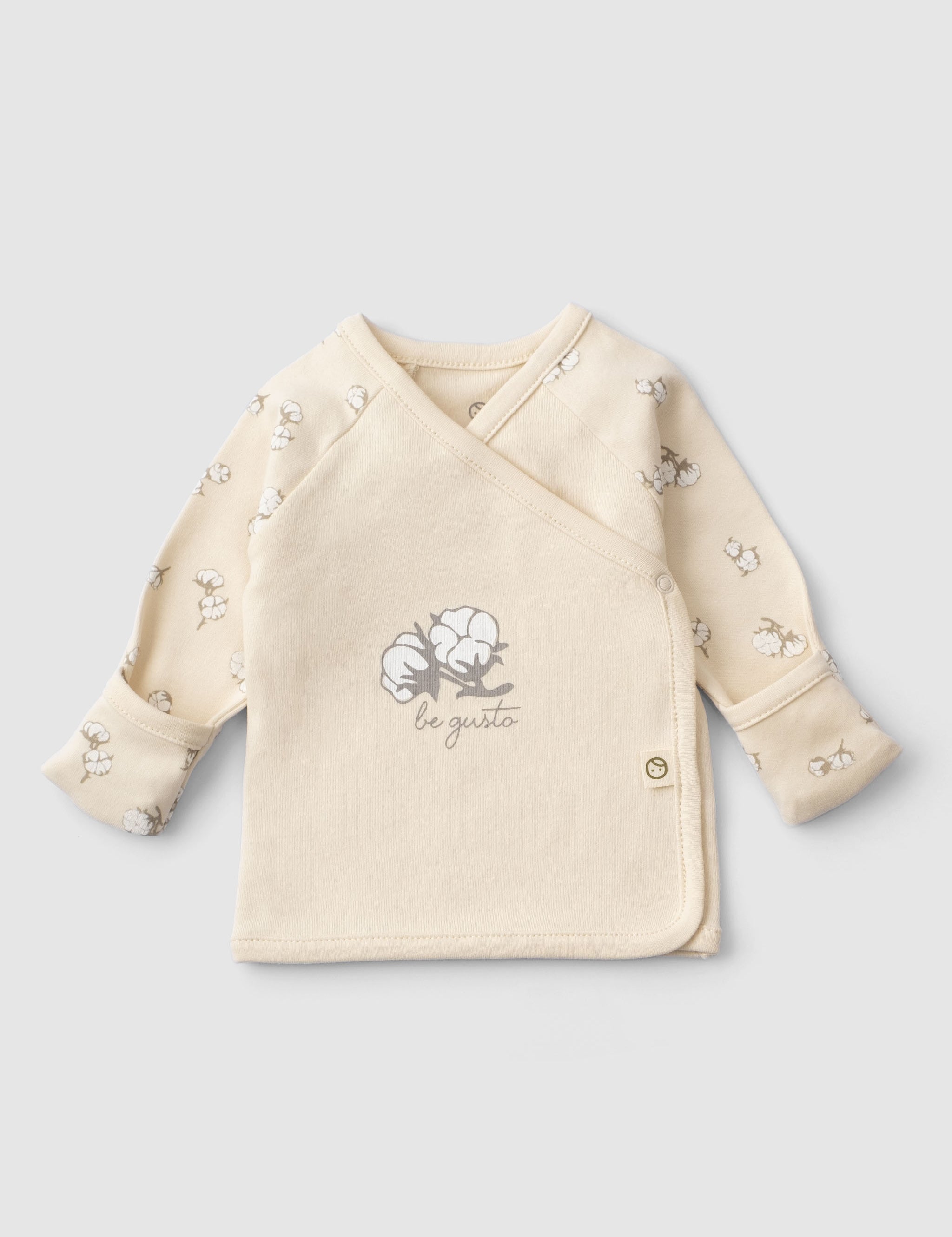 Organic Newborn Coming Home Set with Blanket - 6-Piece (Cotton Pattern) - Little Gusto