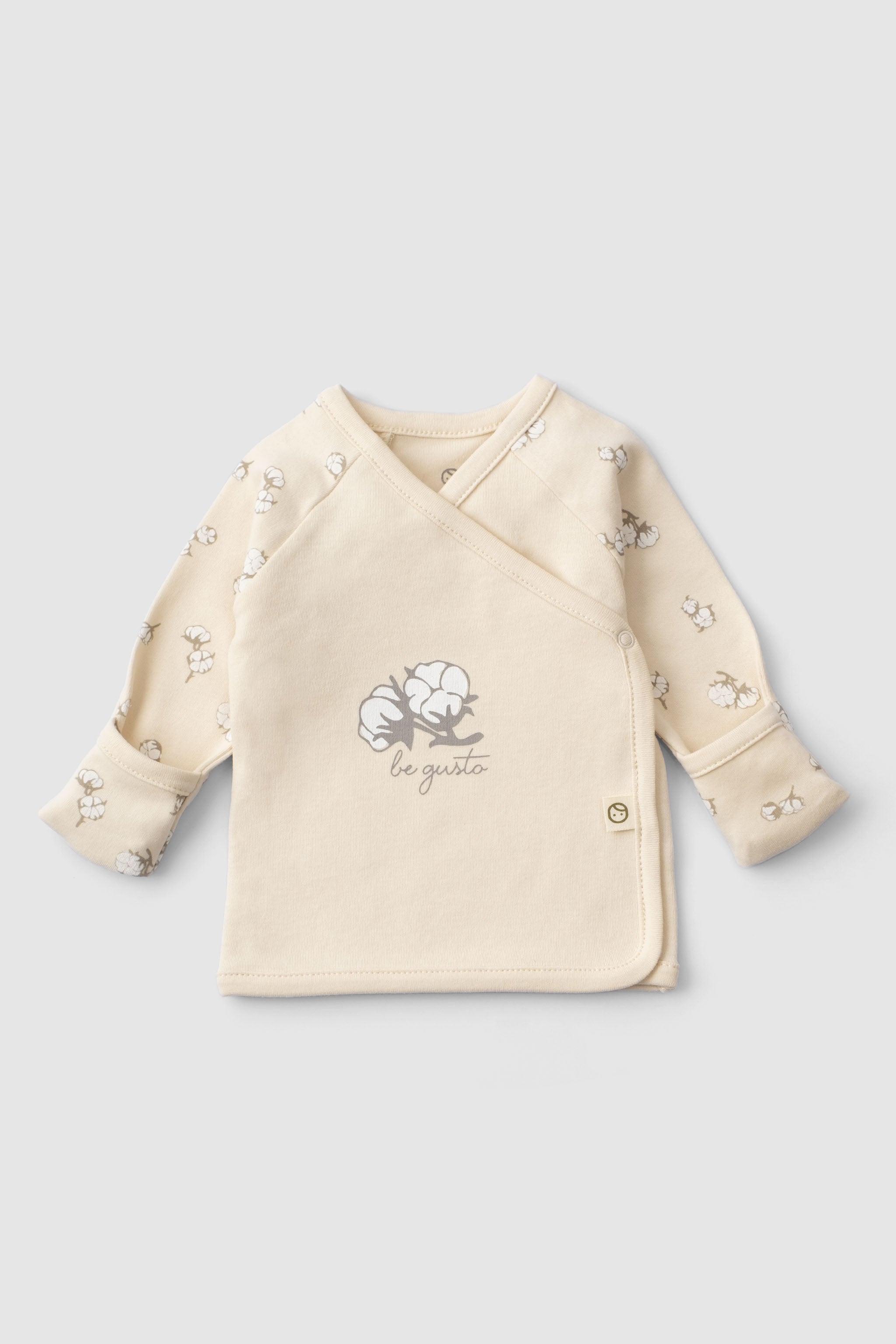 Organic Newborn Coming Home Set with Blanket - 6-Piece (Cotton Pattern) - Little Gusto