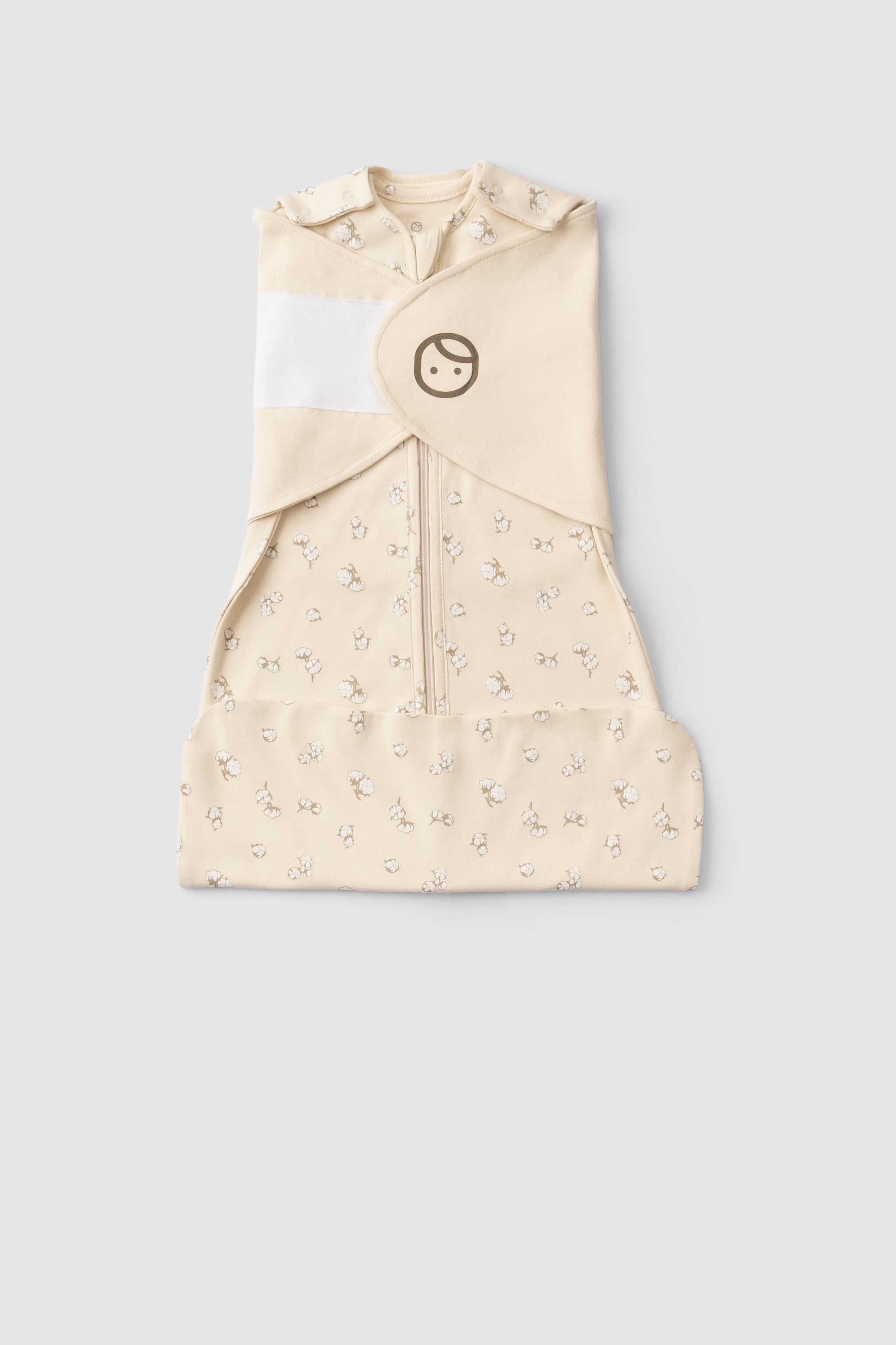 Organic Baby Sleeping Bag - Adjustable 0.5 TOG (Cotton Pattern) - Little Gusto