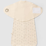 Organic Baby Sleeping Bag - Adjustable 0.5 TOG (Cotton Pattern) - Little Gusto