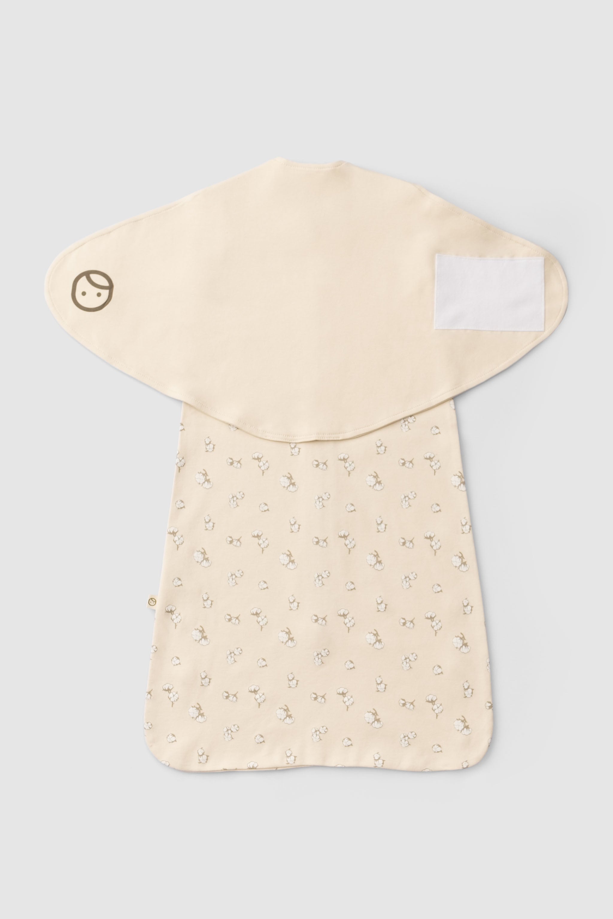 Organic Baby Sleeping Bag - Adjustable 0.5 TOG (Cotton Pattern) - Little Gusto