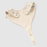 Organic Baby Bandana Bibs with Pacifier Clip - 3 Pack (Cotton Pattern) - Little Gusto