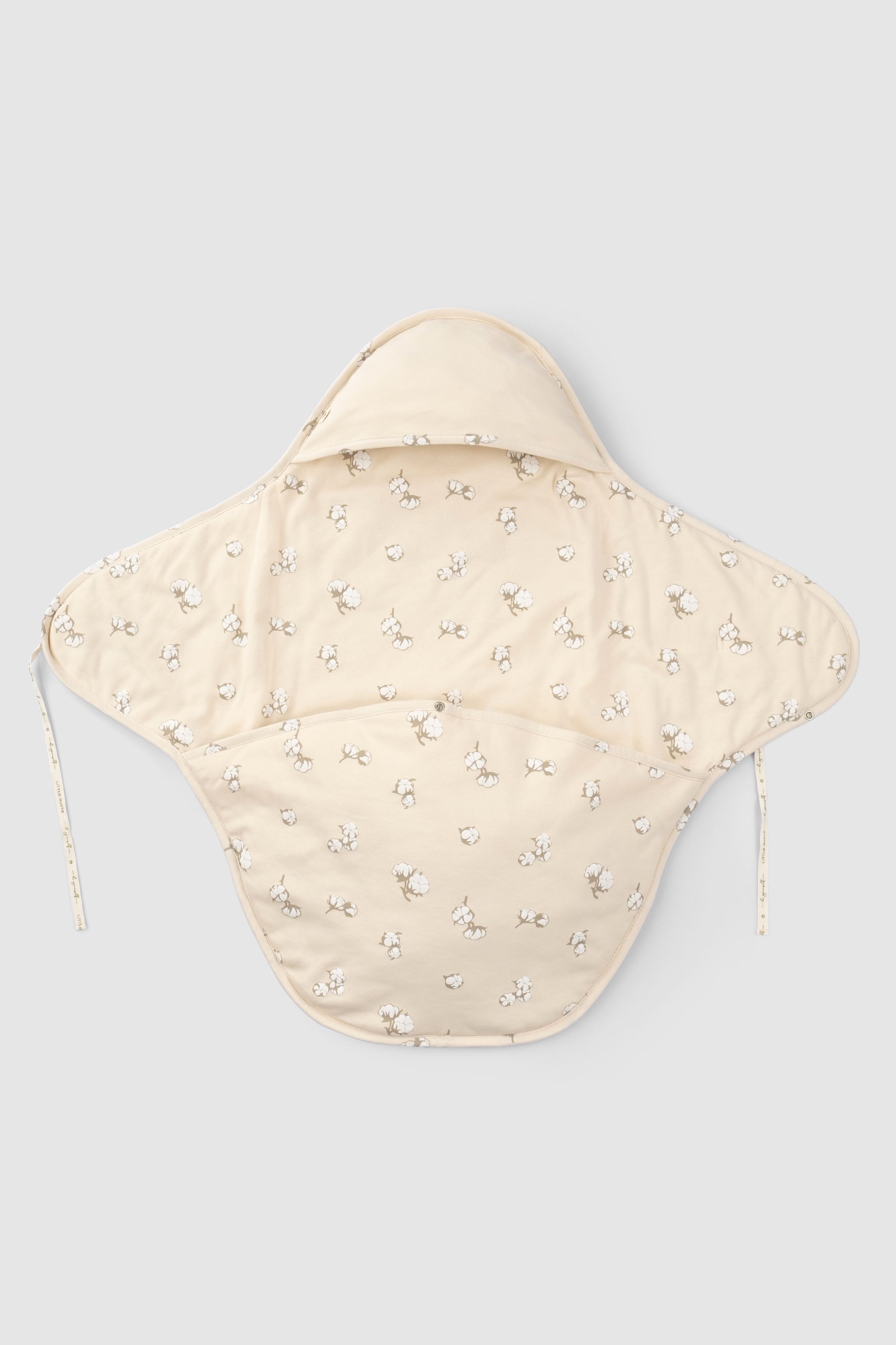 Organic Baby Swaddle Blanket - Breathable Cotton Sleep Wrap (Cotton Pattern) - Little Gusto