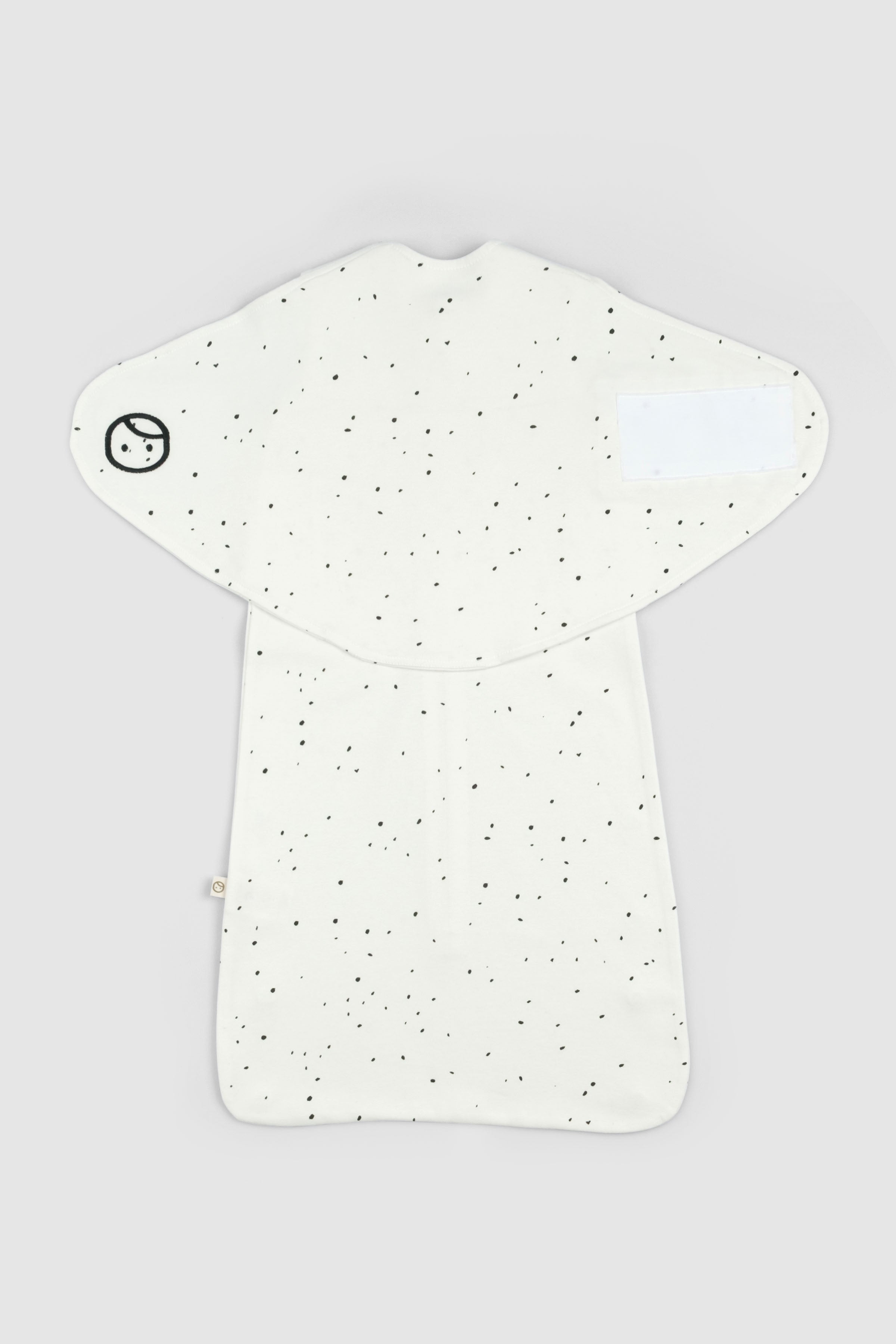 Organic Baby Sleeping Bag - Adjustable 0.5 TOG (Dots Pattern) - Little Gusto