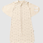 Organic Baby Sleeping Bag - Adjustable 0.5 TOG (Cotton Pattern) - Little Gusto