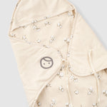 Organic Baby Swaddle Blanket - Breathable Cotton Sleep Wrap (Cotton Pattern) - Little Gusto