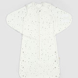 Organic Baby Sleeping Bag - Adjustable 0.5 TOG (Dots Pattern) - Little Gusto