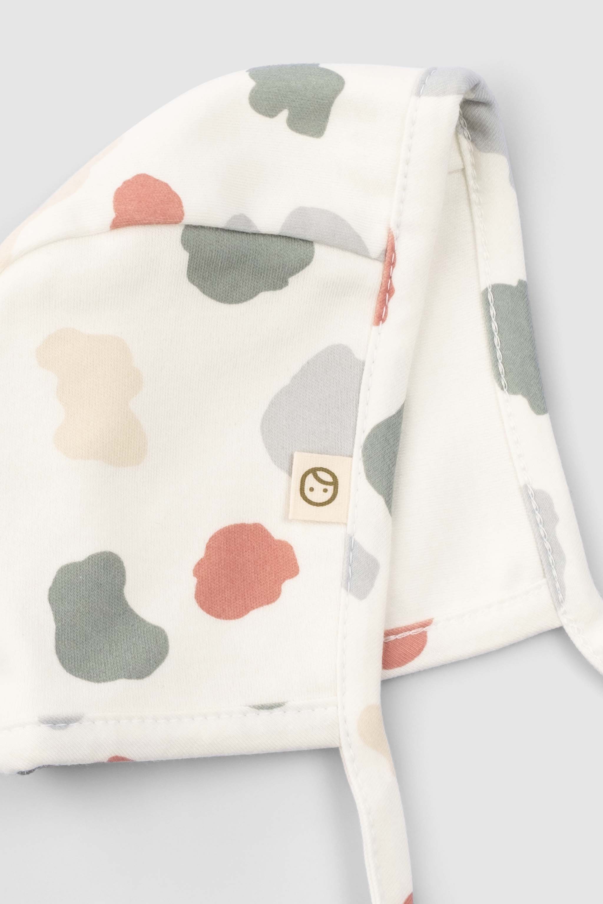 Organic Cotton Baby Bonnet - Infant Beanie with Animal Pattern - 2 Pack - Little Gusto